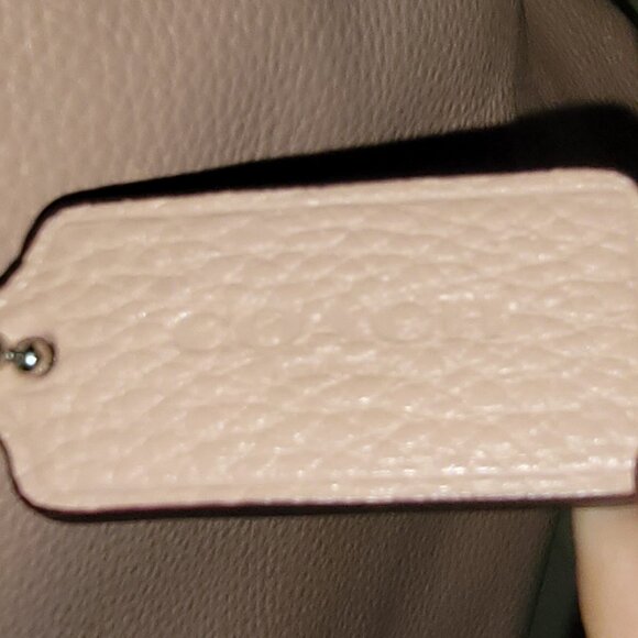 Coach Pink Pebbled Leather Bay Tote - Picture 5 of 13